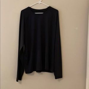Long-sleeve polyester shirt